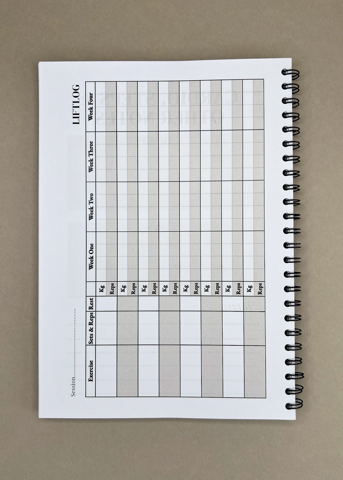 LiftLog Workout Logbook